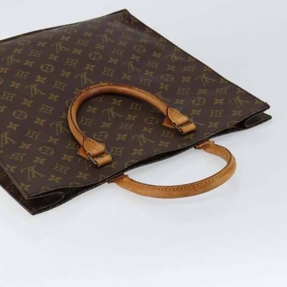 LOUIS VUITTON Monogram Sac Plat Hand Bag - Picture 11 of 16